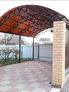 Установка навеса 