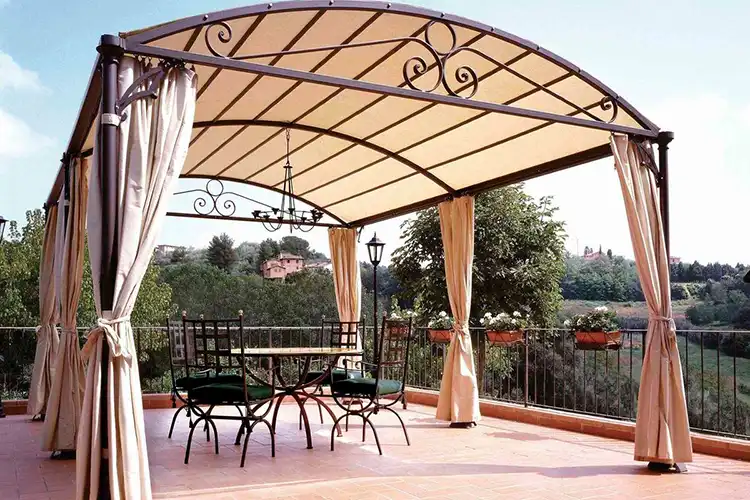 Изготовление навесов-беседок