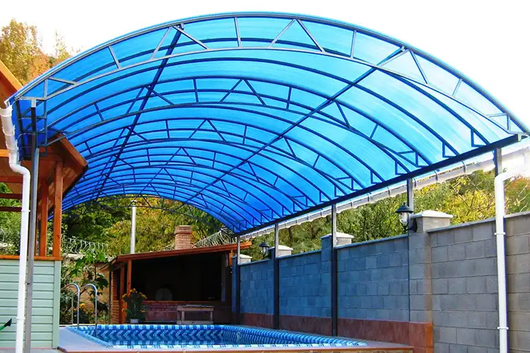 Изготовление навесов для бассейна