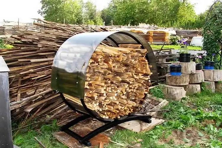 Изготовление навесов для дров