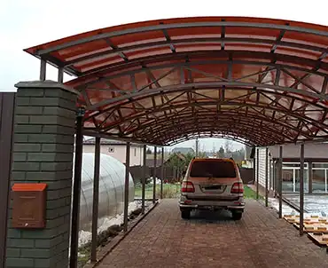 Навес для машины